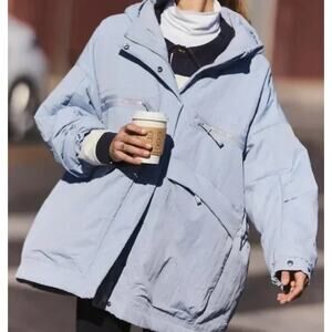 Free People Billie Boxy Lightweight Insulated Jacket Medium‎ Large NWT